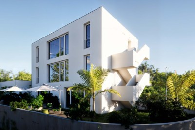 Stanovanje v pritličju z vrtom – novogradnja, 1 km od morja, okolica Umaga