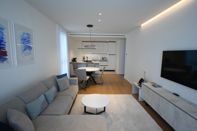 Luksuzan apartman u Petram Resortu, panoramski pogled na more i neposredno uz plažu, Savudrija