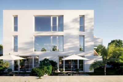 Moderno appartamento trilocale con vista mare in nuova costruzione – posizione tranquilla vicino alla spiaggia!